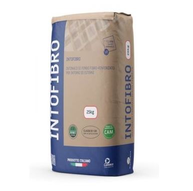 INTOFIBRO GRUPPO EDICO INTONACO DI FONDO FIBRORINFORZATO PER INTERNI ED ESTERNI 25 kg