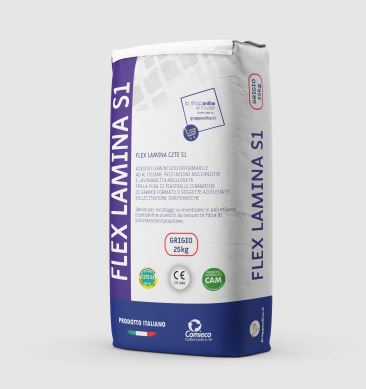 FLEX LAMINA S1 ADESIVO CEMENTIZIO AD ALTISSIME PRESTAZIONI GRUPPO EDICO GRIGIO 25 kg