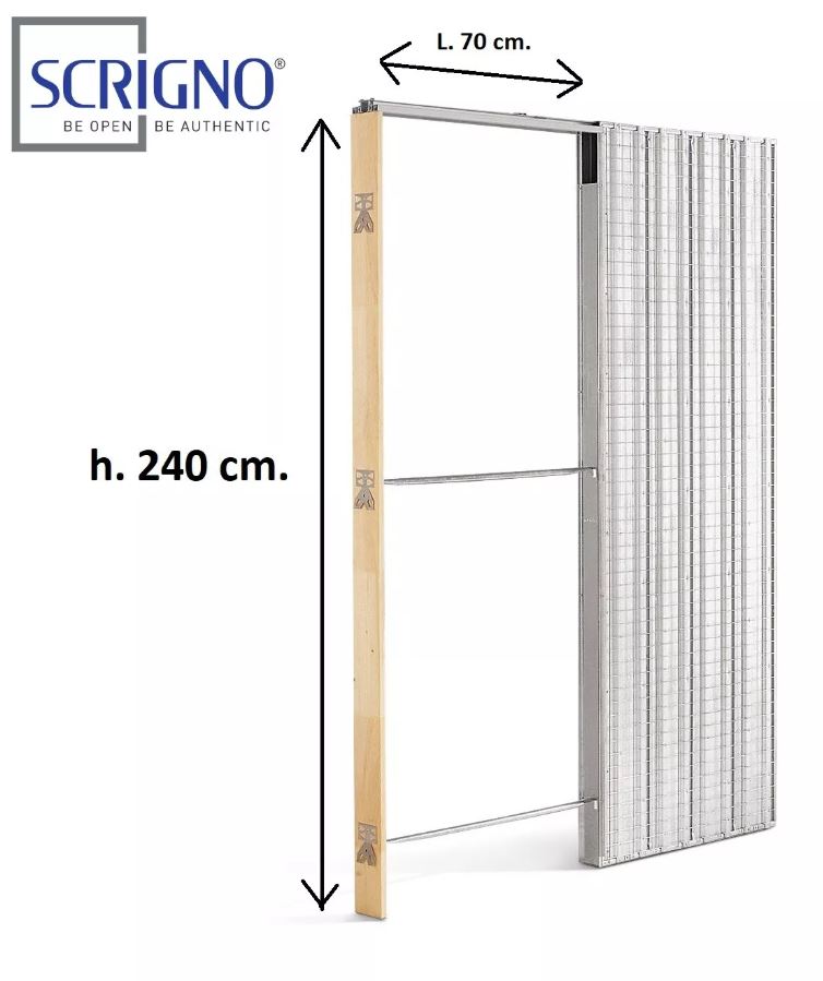 CONTROTELAIO SCRIGNO PER INTONACO GOLD BASE PARETE INTONACO 70 x  H 240 x 105 